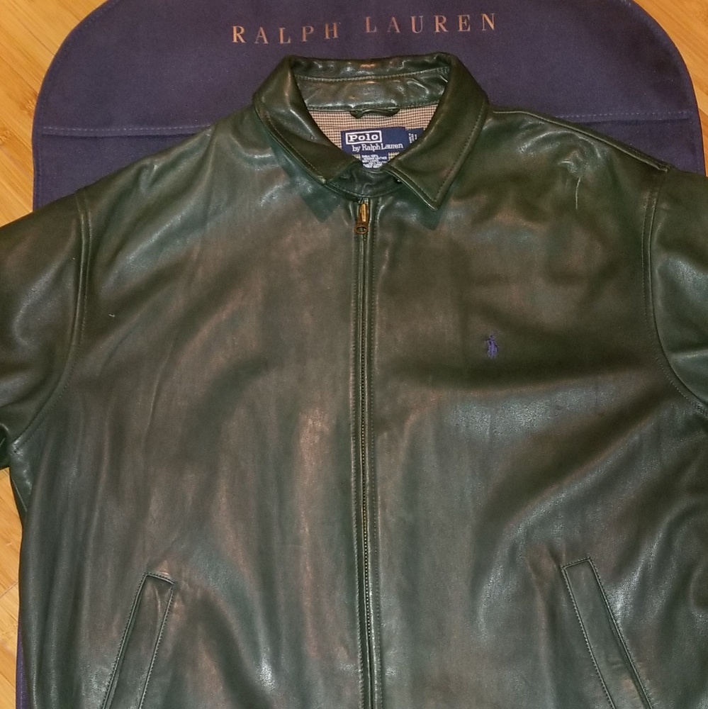Polo by Ralph Lauren Leather Jacket calfskin